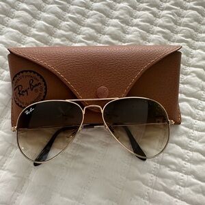 Ray-Ban Brown Aviator Sunglasses Junior